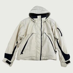 Obermeyer Cream and Black Utility Jacket